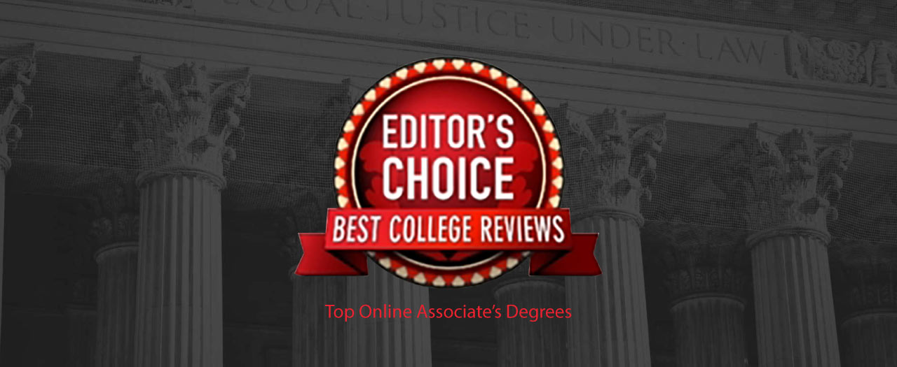 Best College Reviews Editor's Choice: Top Online Associate's Degrees Badge