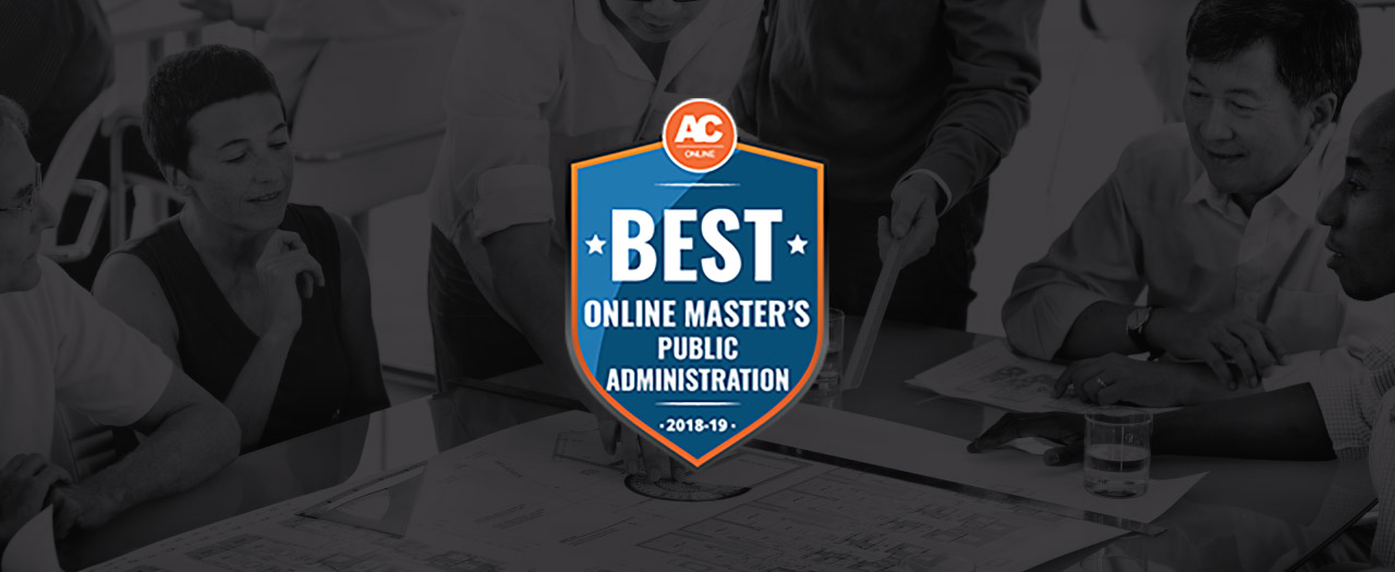 Best Online Master's in Public Administration Badge