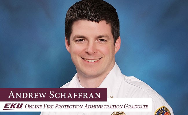 Andrew Schaffran, Online Fire Protection Administration Student