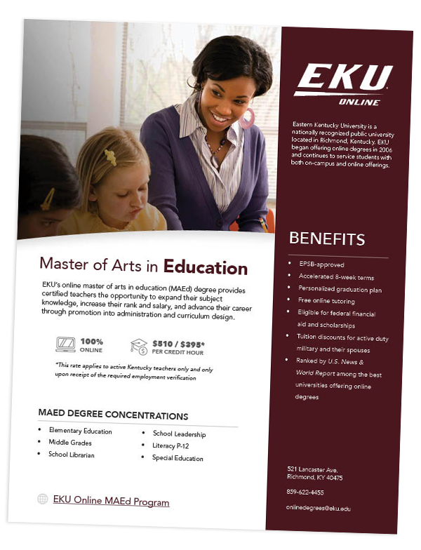 Master of Arts in Education Program Guide